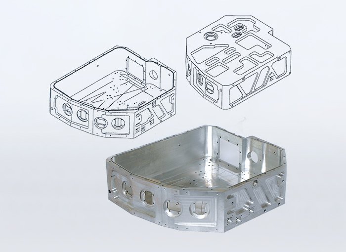 Einzelteilfertigung von Prototypen mit 3D-Modell