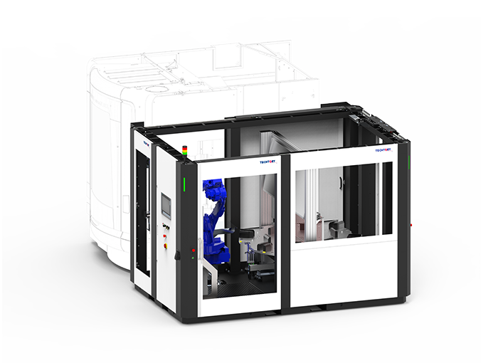 Automatisierung eines CNC-Bearbeitungszentrums