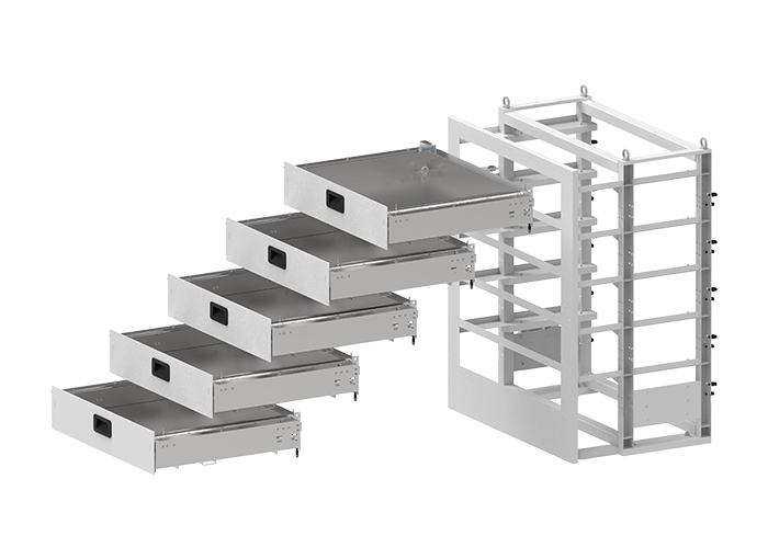 drawer-system - Explosionszeichnung