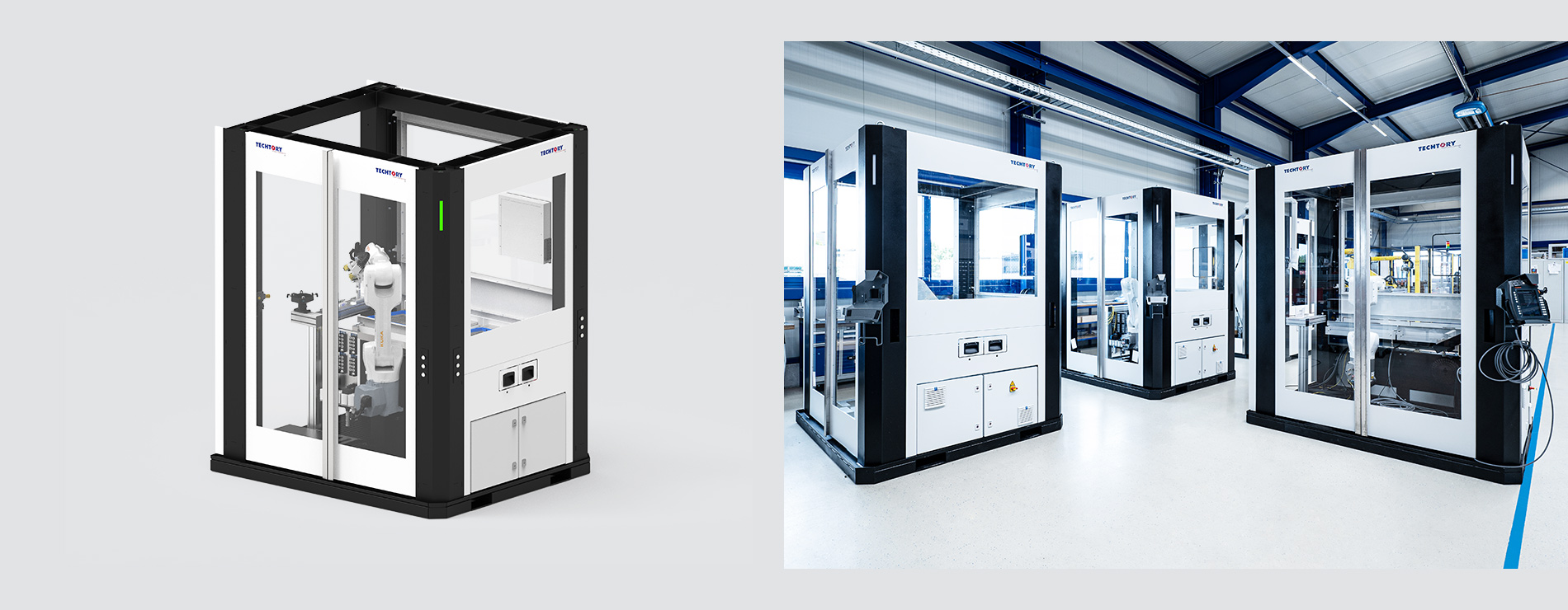 Automatisierte Beladung einer Werkzeugmaschine